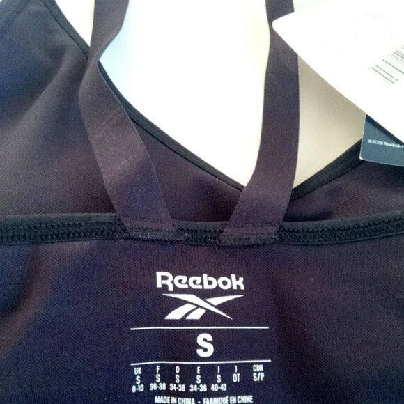 Reebok Studio Maternity Nursing Sports Bra Medium Support Removable Pads Black S - Picture 10 of 14